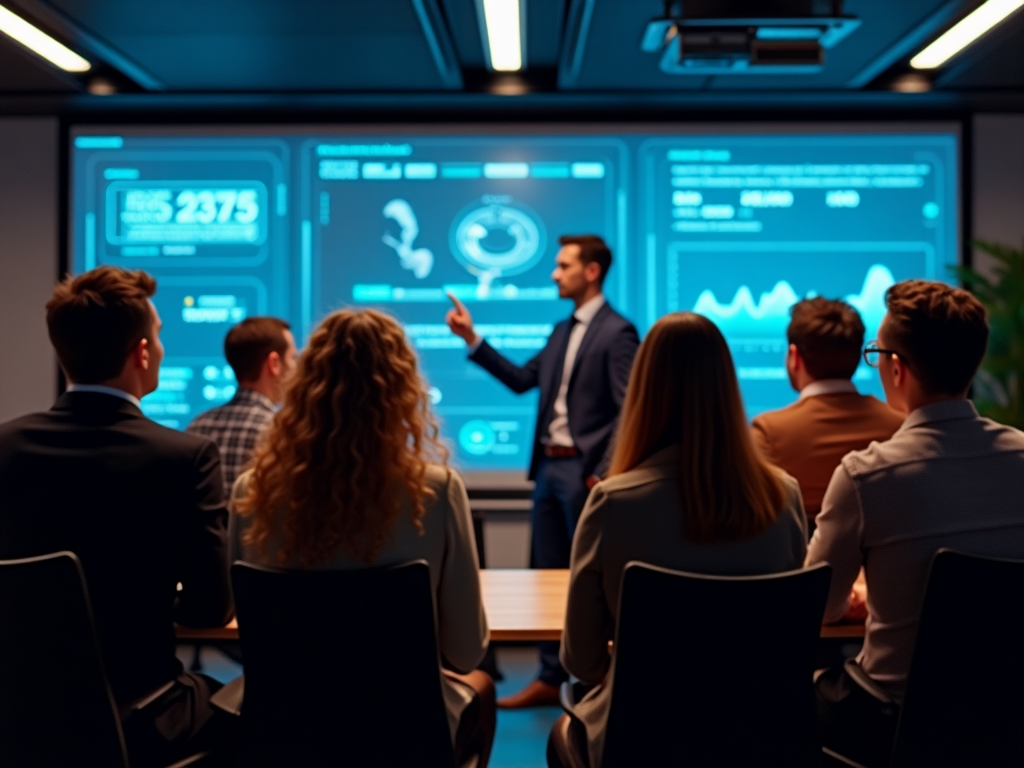 Estudiantes aprendiendo sobre conceptos fintech en un entorno digital