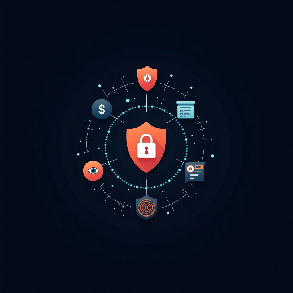 Visualización de sistemas de seguridad financiera digital